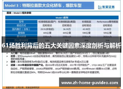 61场胜利背后的五大关键因素深度剖析与解析